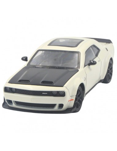 Dodge Challenger 2023 SRT verde Escala 1:40- Artículos de colección