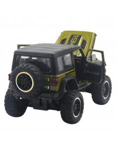 Jeep Wrangler Rubicon verde - Escala 1:24- Carros de colección 2