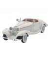 Mercedes-Benz 500K Roadster 1934 blanco  - Escala 1:24- Artículos de colección