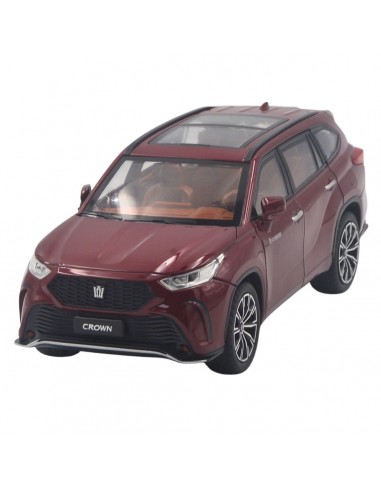 Toyota Crown Kluger hybrid vinotinto - Escala: 1:24 - Carros de colección