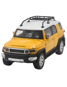 Toyota FJ cruiser amarilla - escala 1:24 carro a escala carro a escala