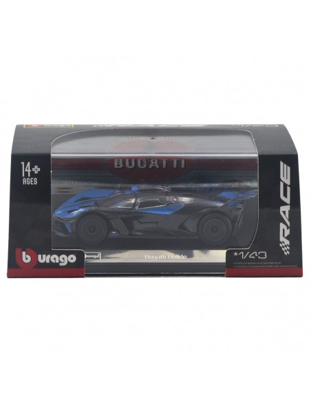 Bugatti Bolide azul Burago - Escala 1:43 Artículos de colección