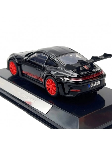Porsche 911 GT3 RS negro Burago - Escala 1:43- Artículos de colección