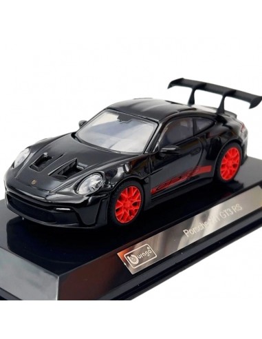Porsche 911 GT3 RS negro Burago - Escala 1:43- Artículos de colección