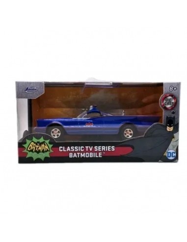 Batman Batimovil 1966 Azul Tv Clasico Adam West Jada - Escala 1:32
