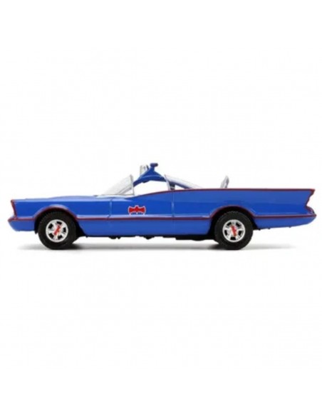 Batman Batimovil 1966 Azul Tv Clasico Adam West Jada - Escala 1:32