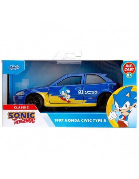 Honda civic typer R azul sonic jada -  Escala 1:32 - Sin gasolina