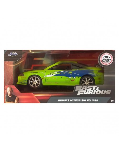 Mitsubishi eclipse verde - Escala 1:32 - Artículos de colección