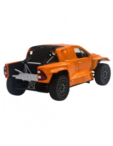 Toyota hilux Rally naranja - Escala 1:38- Sin gasolina