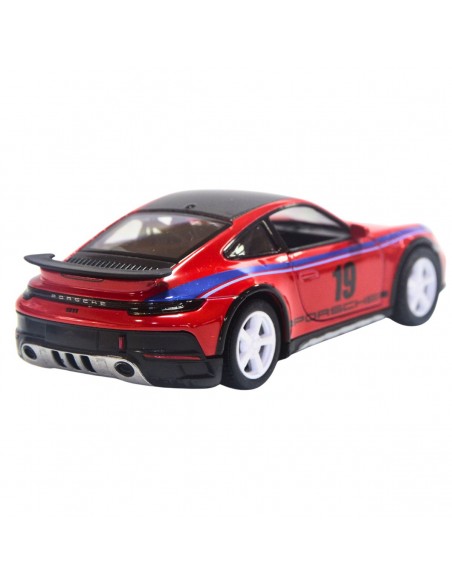 Porsche 911 carrera Rally e rojo - Escala 1:36- Carros de colección