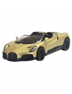 Bugatti mistral dorado - Escala 1:36 - Carros de colección