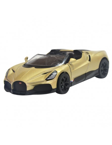 Bugatti mistral dorado - Escala 1:36 - Carros de colección