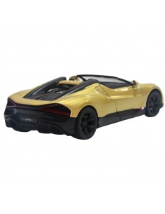 Bugatti mistral dorado - Escala 1:36 - Carros de colección 2