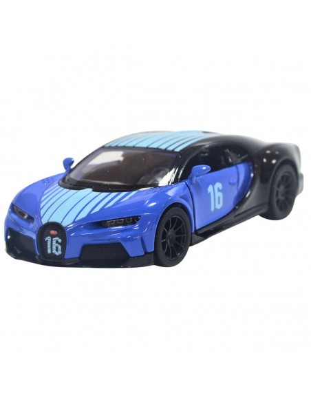Bugatti chiron supersport azul - Escala 1:38  - Carros de colección