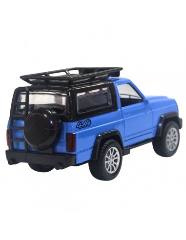 Nissan patrol azul - Escala 1:32 – Sin gasolina