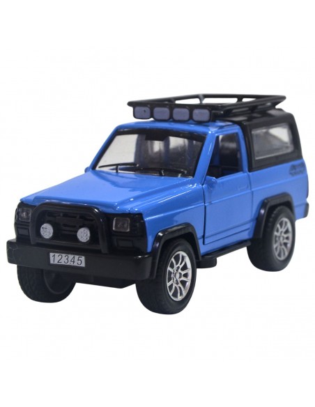 Nissan patrol azul - Escala 1:32 – Sin gasolina