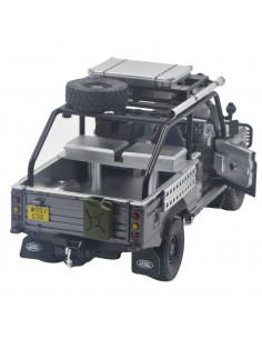 Land Rover Defender 110 pickup todoterreno gris - Escala 1:24 2