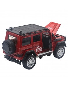 Mercedes Benz G-class coca cola rojo -  Escala 1:24 2