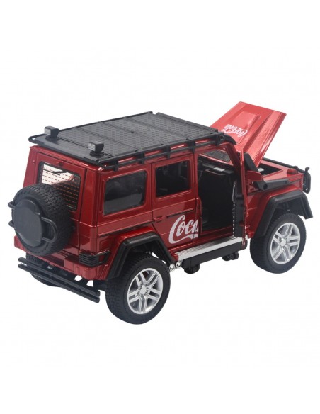Mercedes Benz G-class coca cola rojo -  Escala 1:24