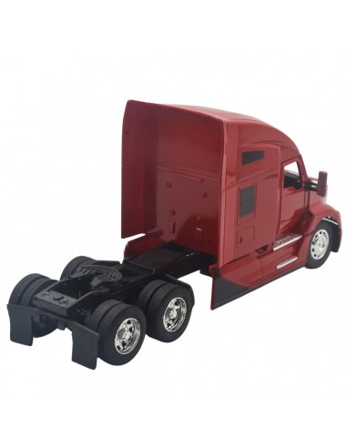 cabezote Kenworth T680 rojo   -  escala 1:32 -  edición coca cola -Autos de colección