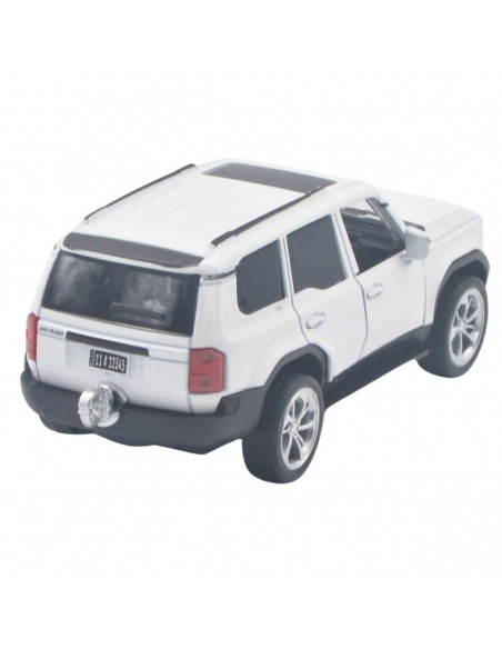 Toyota land cruiser  nueva prado blanca -  Escala: 1:36- Carros de colección