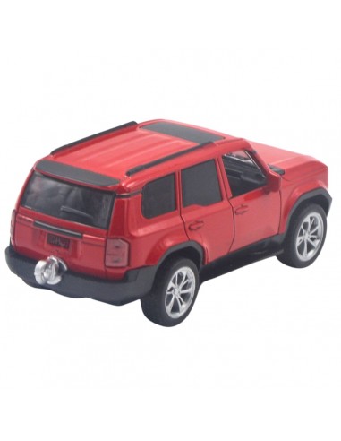 Toyota land cruiser  nueva prado rojo -  Escala: 1:36- Carros de colección