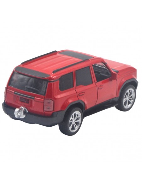 Toyota land cruiser  nueva prado rojo -  Escala: 1:36- Carros de colección
