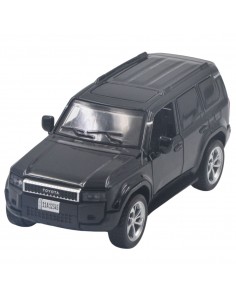 Toyota land cruiser  nueva prado negro -  Escala: 1:36- Carros de colección