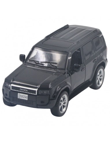 Toyota land cruiser  nueva prado negro -  Escala: 1:36- Carros de colección
