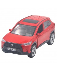 Toyota corolla cross rojo -  Escala: 1:36 Carros de colección
