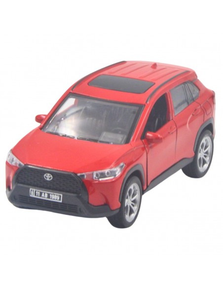 Toyota corolla cross rojo -  Escala: 1:36 Carros de colección