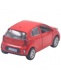 Kia all new picanto rojo a escala genérico  -  Escala 1:36 2