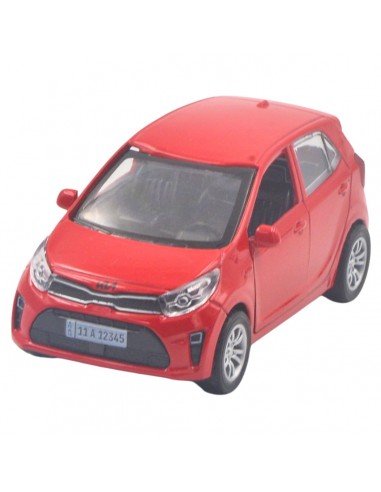 Kia all new picanto rojo a escala genérico  -  Escala 1:36