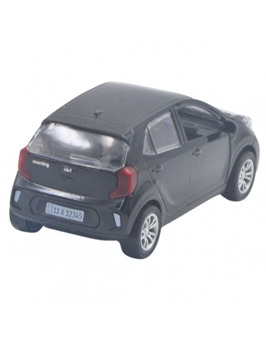 Kia all new picanto negro a escala genérico  -  Escala 1:36