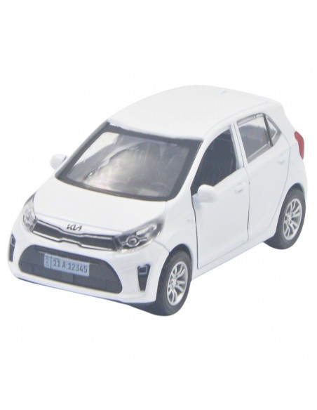 Kia all new picanto blanco a escala genérico  -  Escala 1:36