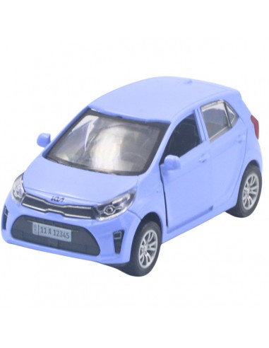 Kia all new picanto azul cielo a escala genérico  -  Escala 1:36