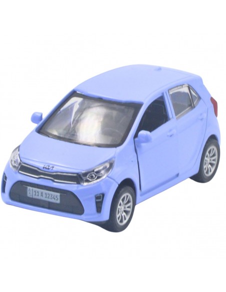 Kia all new picanto azul cielo a escala genérico  -  Escala 1:36