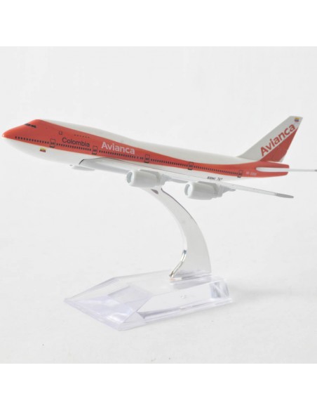 Avianca Naranja B747 - Aviones comerciales a escala - Artículos de colección