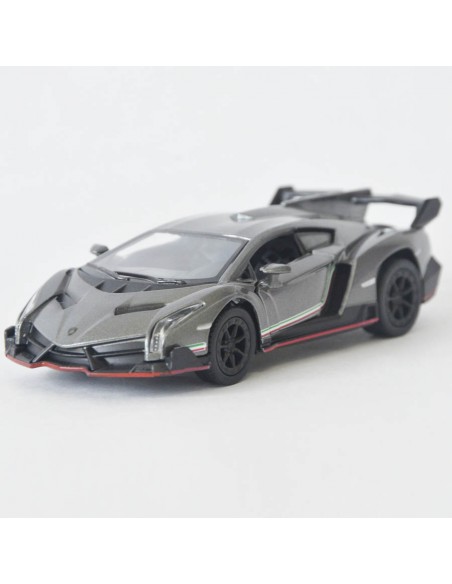 Lamborghini Veneno Gris - Escala 1:36 - Artículos de colección