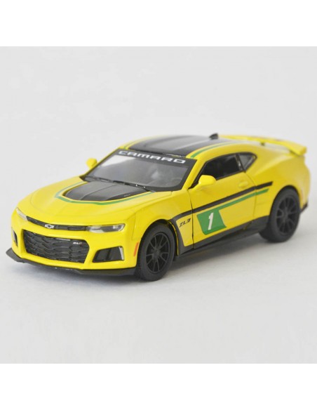 Camaro ZL1 2017 amarillo - Escala 1:38 - Artículos de colección