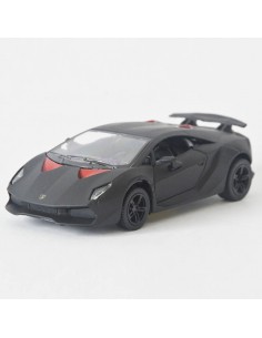 Lamborghini sesto elemento negro mate - Escala 1:38 - Artículos de colección