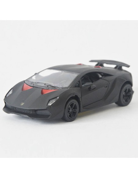 Lamborghini sesto elemento negro mate - Escala 1:38 - Artículos de colección