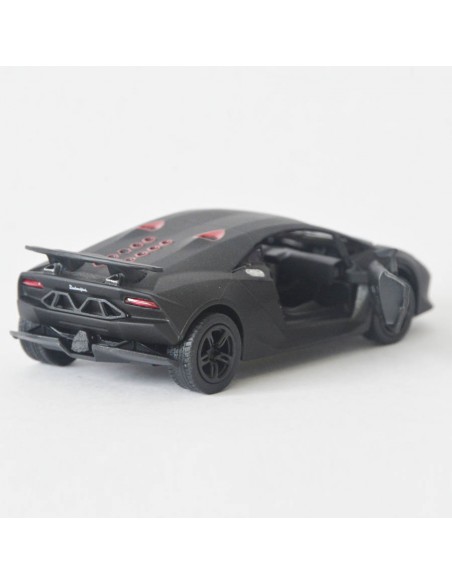Lamborghini sesto elemento negro mate - Escala 1:38 - Artículos de colección