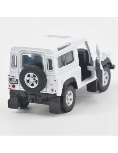 Land rover defender blanco Escala 1:36- Carros de colección