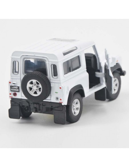 Land rover defender blanco Escala 1:36- Carros de colección