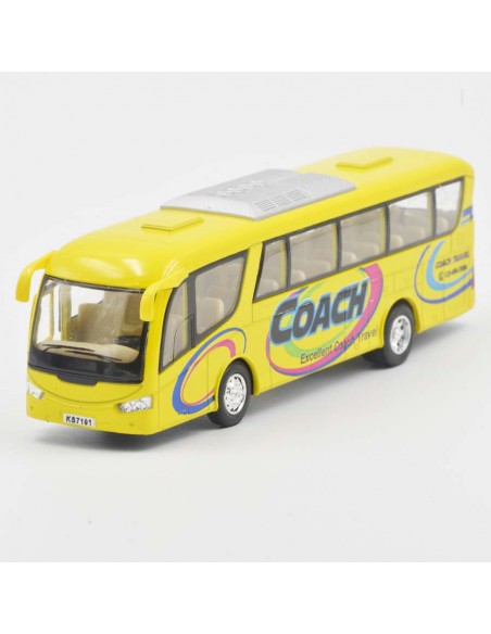 Bus a escala Coach amarillo - Tienda de artículos de colección