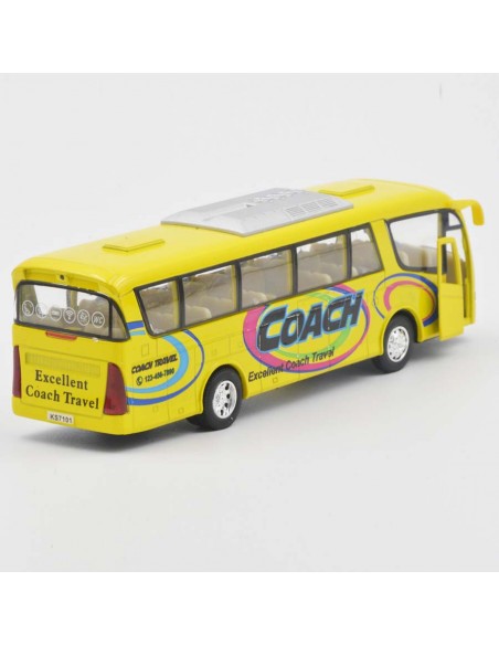 Bus a escala Coach amarillo - Tienda de artículos de colección
