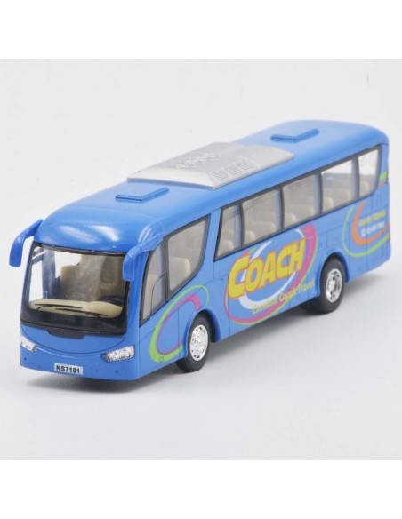 Bus a escala Coach azul - Tienda de artículos de colección