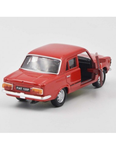 Fiat 125p Rojo Escala 1:34 - Tienda de artículos de colección