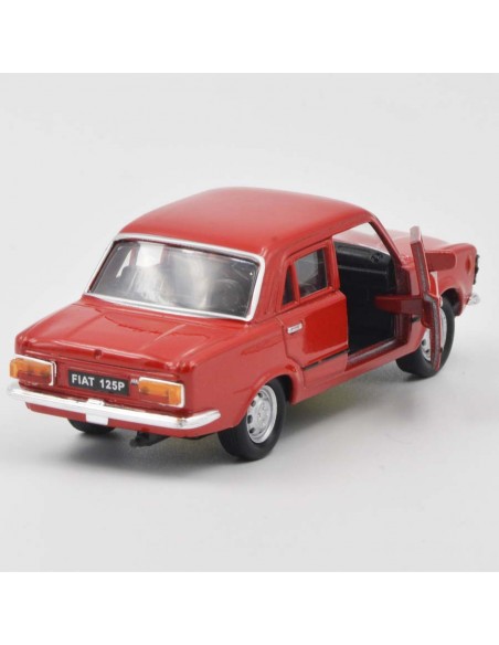 Fiat 125p Rojo Escala 1:34 - Tienda de artículos de colección
